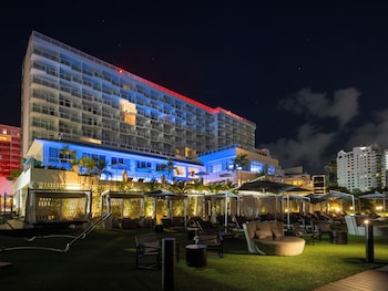 View from property looking out at Hilton Garden Inn San Juan Condado