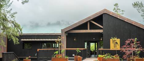 Majoituspaikan julkisivu