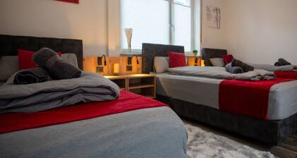 Serviceroom24 - Apartment 1 in Herten WLAN - Smart-TV - 24-7 Check-in und Küche