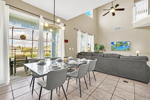 Dining - EV_8583 - 8 Bed 4.5 Bath Villa with Screened-In Private Pool and Access to Resor (Kissimmee)