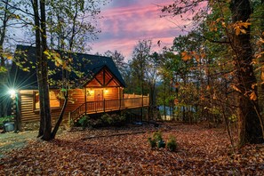 Exterior - Serene Mountain Cabin | Family Get-away! Hot tub*Sauna*Fire pit | Pets Allowed! (Sevierville)