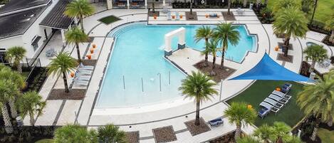 Una piscina climatizada