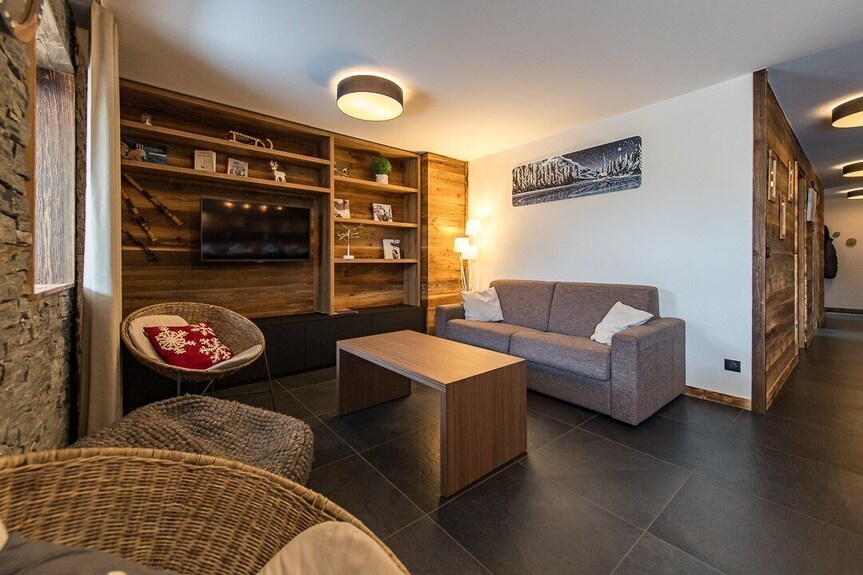 Appartement Haut De Gamme 8 Couchages Avec Terrasse Au Coeur Du Village - Saint-Sorlin-d'Arves