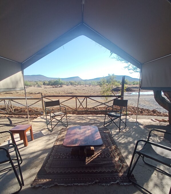 Perhetelttamajoitus | Terassi/patio