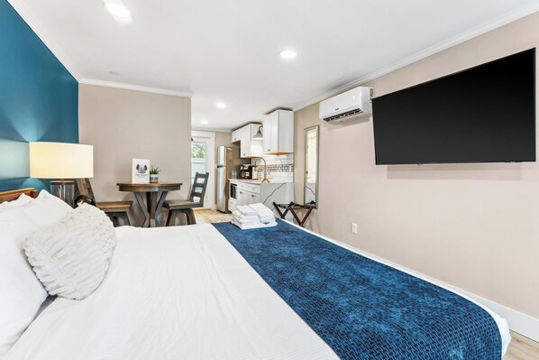 1 chambre, fer et planche à repasser, Wi-Fi, literie fournie