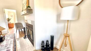 Free weights and Yoga matt to stay healthy