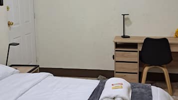 Desk, iron/ironing board, free WiFi, bed sheets