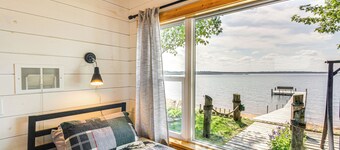 Lake Hubert Cabin w/ Private Deck + Boat Dock