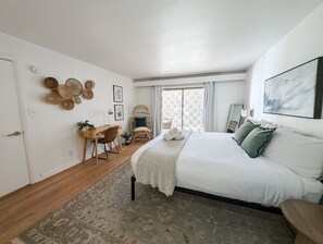 1 غرفة نوم ومكتب ومكواة/لوح كي وواي فاي مجانًا