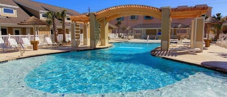 Una piscina climatizada