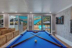 Games room - Luxury San Antonio Group Getaway with Heated Pool, Game Room, Poker Room, Grill & Backyard Fun Near Downtown (San Antonio)