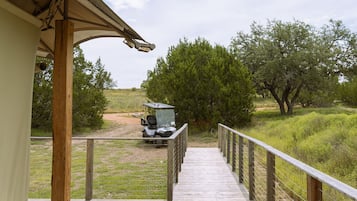 Luxury Tent, 1 King Bed, Terrace, Resort View | Terrace/patio