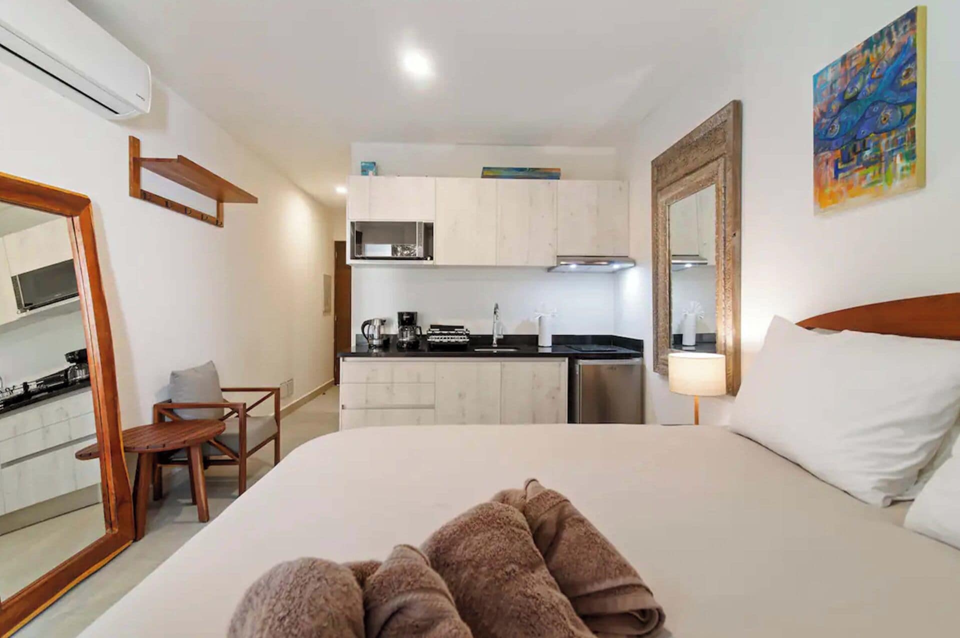 1 makuuhuone, työpöytä, silitysrauta/-lauta, ilmainen Wi-Fi