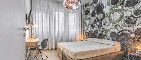 2 slaapkamers, een strijkplank/strijkijzer, wifi, beddengoed