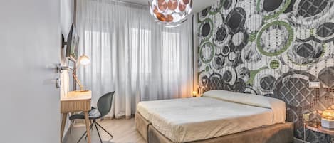 2 habitaciones, tabla de planchar con plancha, wifi y ropa de cama