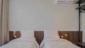 2 chambres, fer et planche à repasser, Wi-Fi, draps fournis
