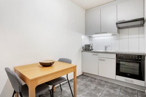 Fridge, microwave, oven, stovetop - Remarkable Gundeldingen 1BR w/ Storage, nr Train Station, by Blueground (Basel)