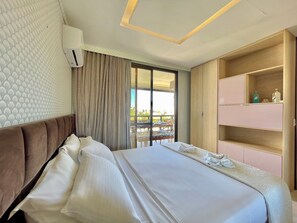 Departamento Premium | Caja de seguridad en la habitación, cortinas blackout y wifi gratis 