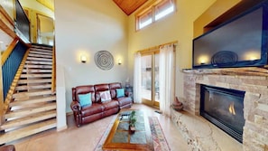 Smart TV, fireplace, offices