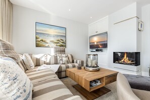 TV, DVD player, stereo