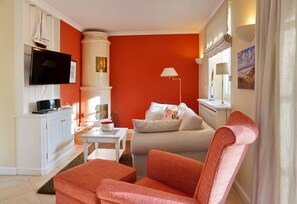 TV, DVD player, stereo