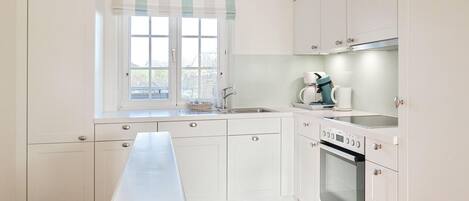 Kühlschrank, Ofen, Herdplatte, Geschirrspüler