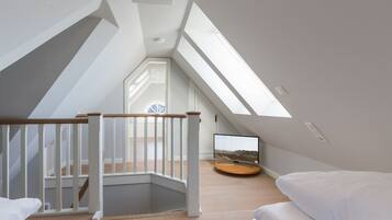 2 slaapkamers, een strijkplank/strijkijzer, wifi, beddengoed