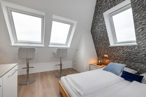 2 bedrooms, in-room safe, iron/ironing board, WiFi - Watt'n Meerblick 2 - Strandnah Gelegenes, Sehr Komfortables 3-raum-appartement im Ober & (Hörnum (Sylt))