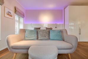 テレビ、DVD プレーヤー、ステレオ