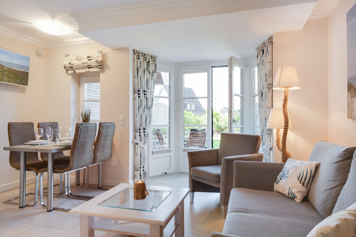 TV, DVD player, stereo