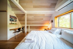 Casa de campo básica | 2 dormitorios, escritorio, wifi gratis y ropa de cama