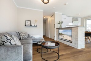TV, stereo - Seekristall - 3-raum Appartement im Norden der Insel (List)