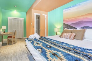 4 bedrooms, iron/ironing board, free WiFi