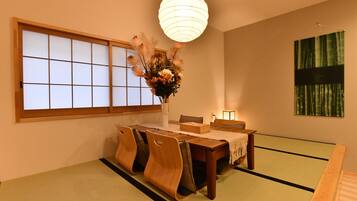 Comfort House | Living area | 43-inch LED TV with cable channels, Netflix, streaming services