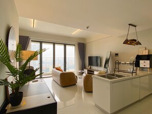 Living area - Zeus Living - Minimal Spacious 3bed in Masteri An Phu (Thành phố Hồ Chí Minh)