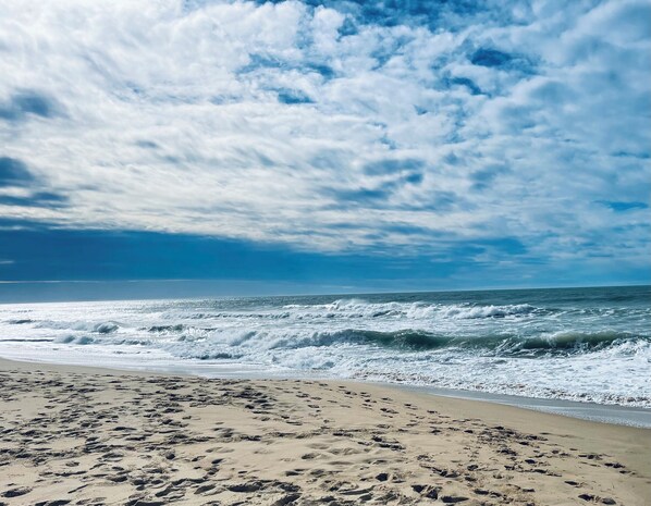 Vlak bij het strand