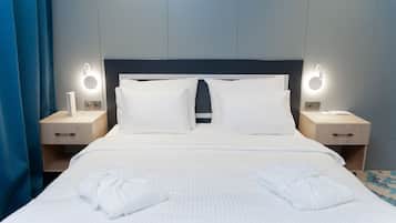 1 bedroom, desk, soundproofing, iron/ironing board