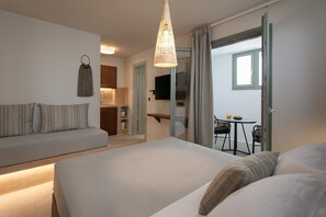 1 slaapkamer, een strijkplank/strijkijzer, gratis wifi, beddengoed
