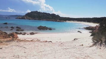 Vlak bij het strand