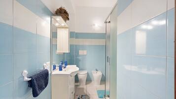 Shower, hair dryer