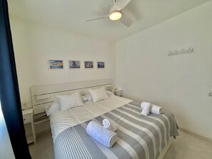1 bedroom, iron/ironing board, travel crib, free WiFi