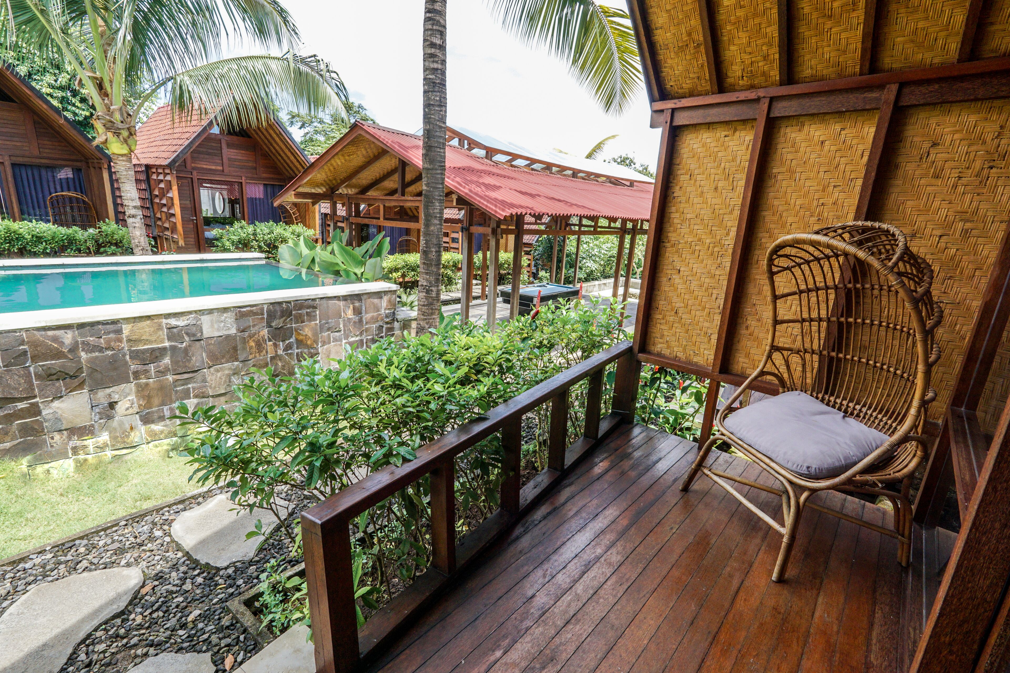Quarto luxo | Terraço/pátio