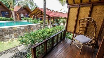 Quarto luxo | Terraço/pátio