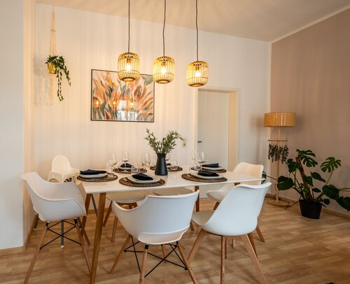 maremar Apartments | Familienidyll | Boxspringbett | Küche | Waschen | Parkplatz