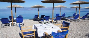 Daily local cuisine breakfast for a fee - Stavento beach front suites (Aigialeia)