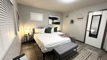 Lyxrum | 1 sovrum, sängtillbehör av högsta kvalitet och memory foam-madrasser