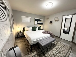 럭셔리룸 | 1 개의 침실, 고급 침구, 메모리폼 침대, 객실 내 금고