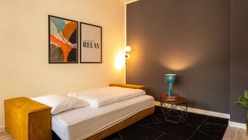 1 Schlafzimmer, BĂŒgeleisen/BĂŒgelbrett, Reisekinderbett, kostenloses WLAN