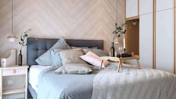 2 dormitorios, tabla de planchar con plancha, wifi y ropa de cama