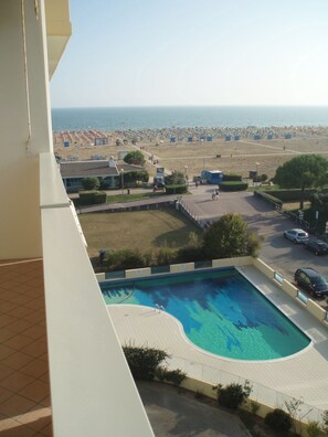 Leilighet, 1 soverom, balkong, havutsikt | Eksteriør